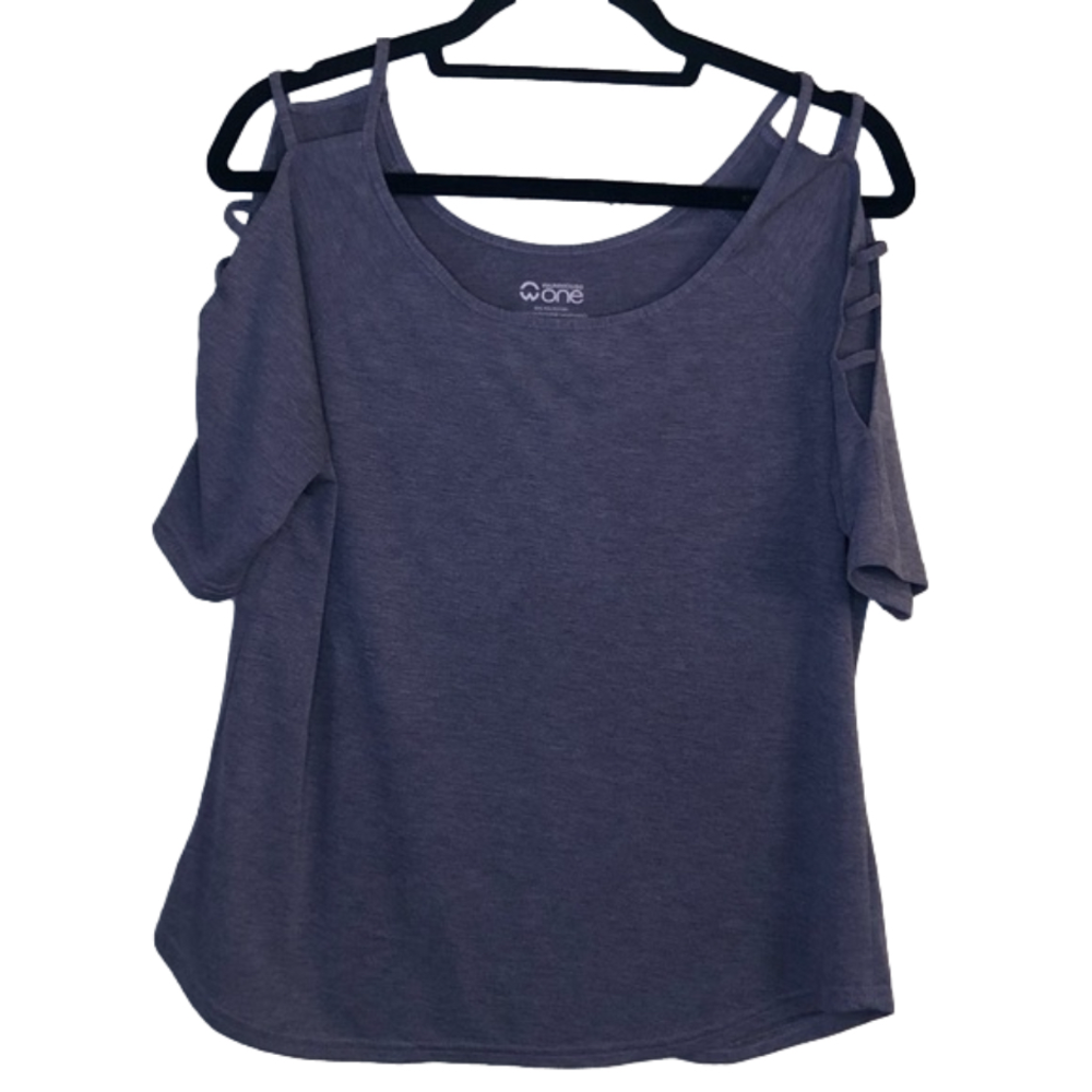 Warehouse One Strappy Sleeve T-shirt/Small